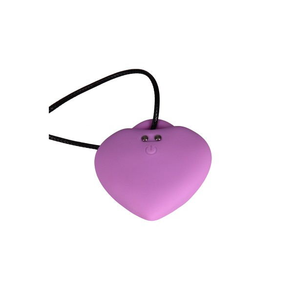 Stimulateur pendentif PleasureStone violet - FairyGasm